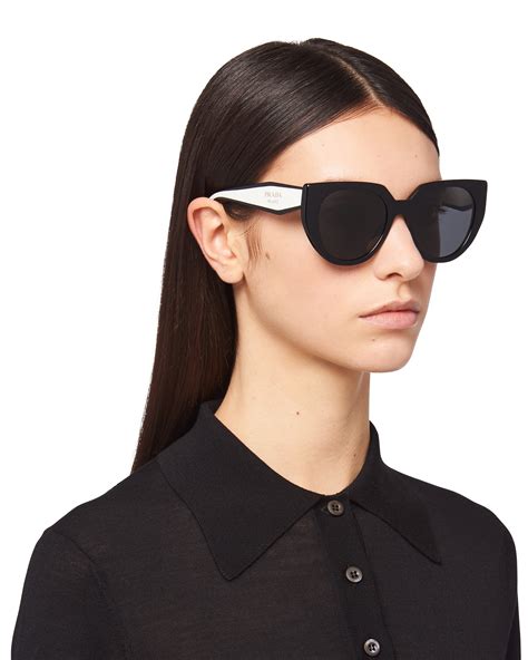 prada weisse sonnenbrille|sonnenbrillen damen.